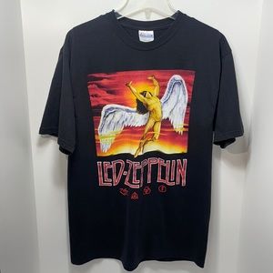 Led Zeppelin two Sided shirt Mens Medium